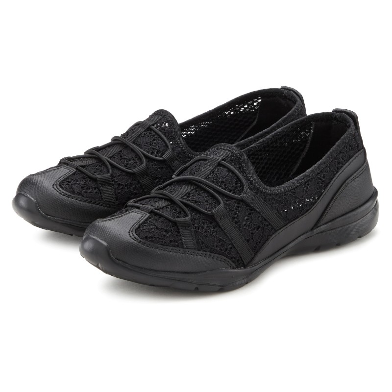 LASCANA Sneaker, Freizeitschuh, Halbschuh, leichter Slipper, Slip-On-Sneaker VEGAN
