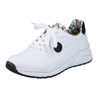 Rieker Sneaker, mit MemoSoft-Innensohle, Freizeitschuh, Halbschuh, Schnürschuh