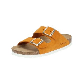 Rohde Pantoletten Veloursleder Hausschuh