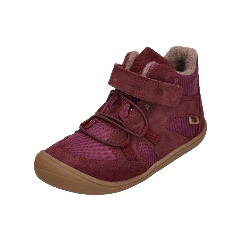 KOEL Beau Wool Barfußschuh Bordo