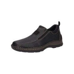 Rieker Slipper Herren schwarz|schwarz
