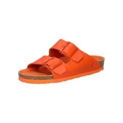 Genuins Honolulu Vegan Pantolette Damen orange|orange