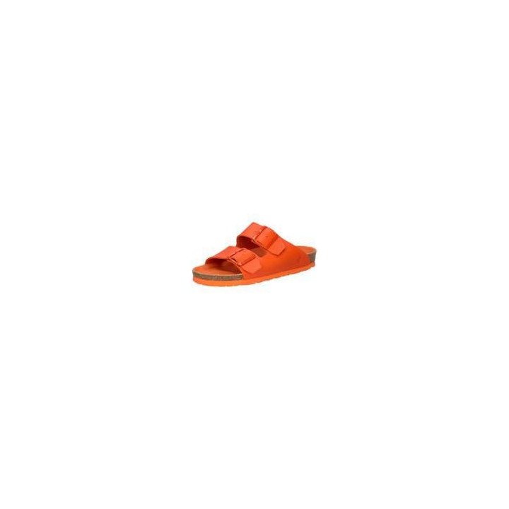 Genuins Honolulu Vegan Pantolette Damen orange|orange