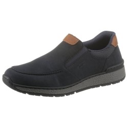 Rieker Slipper mit kontrastfarbenen Besätzen, bequeme Form