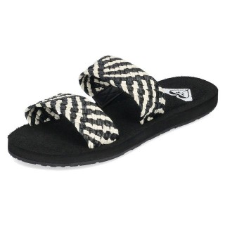 Roxy Roxy Porto Slide II Black/White Slipper
