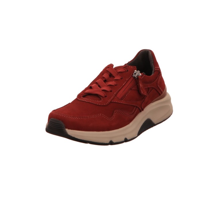 Schnürschuhe rot 4,5