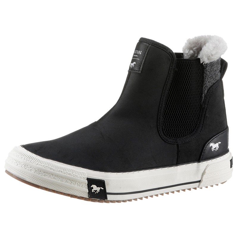 Mustang Shoes Chelseaboots, mit beidseitigen Stretcheinsätzen