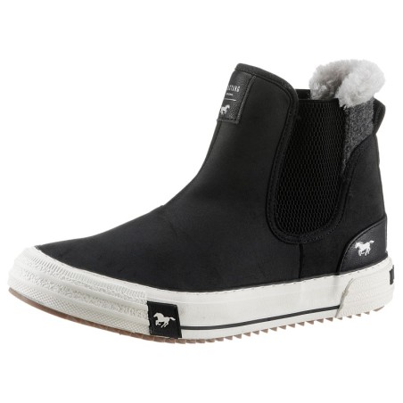 Mustang Shoes Chelseaboots, mit beidseitigen Stretcheinsätzen