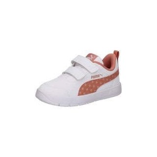PUMA Courtflex V3 Dotty Inf Sneaker Mädchen weiß|weiß
