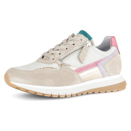 Gabor Sneaker "TURIN", in Komfortweite H , sehr weit, Freizeitschuh, Halbschuh, Schnürschuh