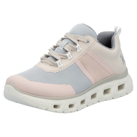 RIEKER Sport Sneaker, in veganer Verarbeitung, Freizeitschuh, Halbschuh, Schnürschuh