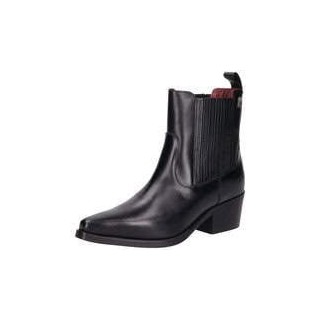 Tommy Hilfiger TH Leather Cowboy Boot Damen schwarz|schwarz