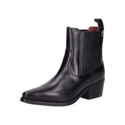 Tommy Hilfiger TH Leather Cowboy Boot Damen schwarz|schwarz