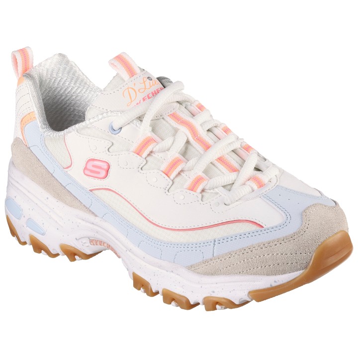 Skechers Sneaker "DLITES-BOLD VIEWS", Freizeitschuh, Halbschuh, Schnürschuh mit Air-Cooled Memory Foam