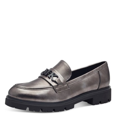 MARCO TOZZI Marco Tozzi by GMK Damen Slipper 2-84700-43-915 PEWTER Slipper