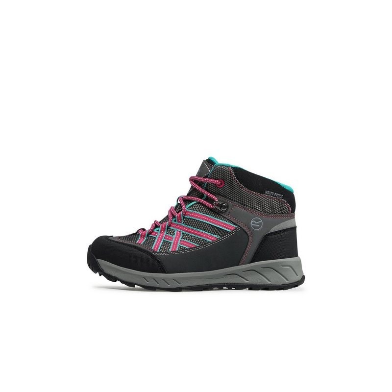 Regatta Trekkingschuhe Samaris Mid Jnr RKF509 Granit/Duchs 805 Trekkingschuh