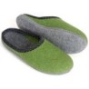 Pantoffelmann Walk-Filzpantoffel Herren Damen Filz Hausschuhe warme Filzlatschen Pantoffel (1 Paar) für Laminat- und Parkettf