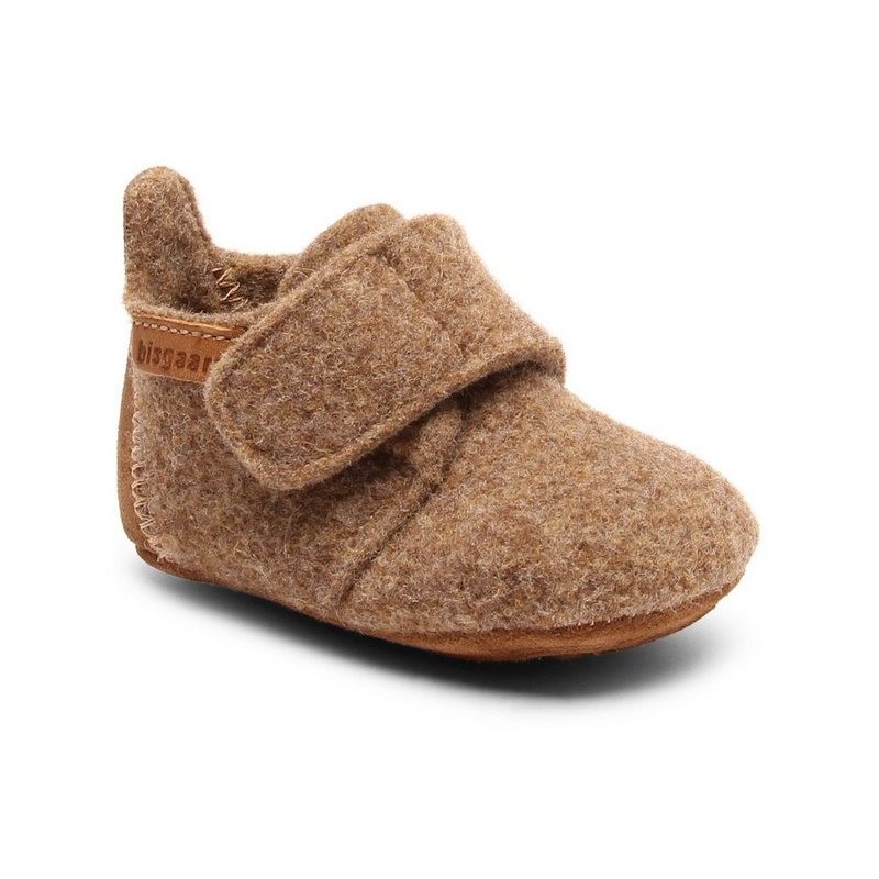 Bisgaard Bisgaard Baby Wool Hausschuh Wagenschuh, Babyschuh, Schlupfschuh mit Klettverschluss