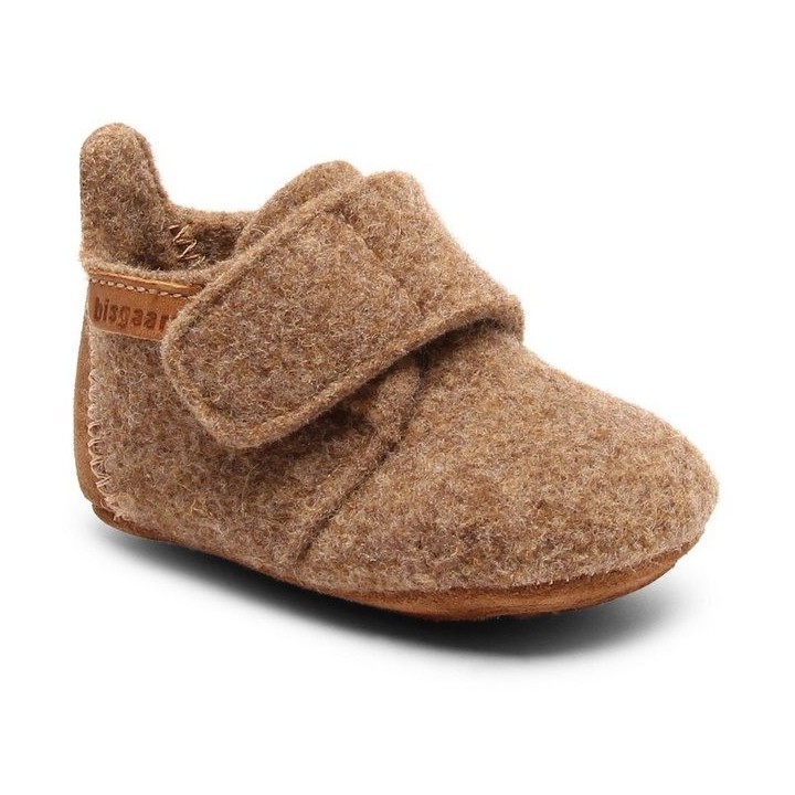 Bisgaard Bisgaard Baby Wool Hausschuh Wagenschuh, Babyschuh, Schlupfschuh mit Klettverschluss