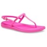 Crocs Sandale »Miami Thong Sandal«, Zehentrenner, Sandalette, Sommerschuh mit Zehensteg