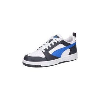 PUMA Rebound V6 Lo Jr Sneaker Mädchen|Jungen weiß|weiß