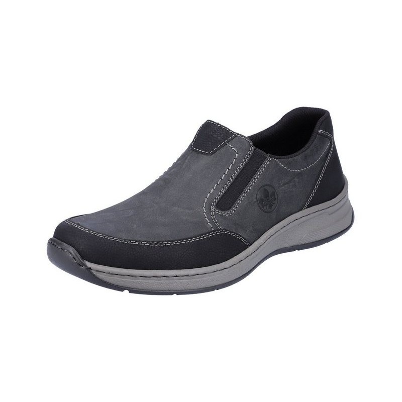 Rieker Slipper, Schlupfschuh, Halbschuh mit Stretcheinsätze