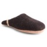 Egos Unisex Filzpantoffel mit Ledersohle Pantoffel Hausschuh
