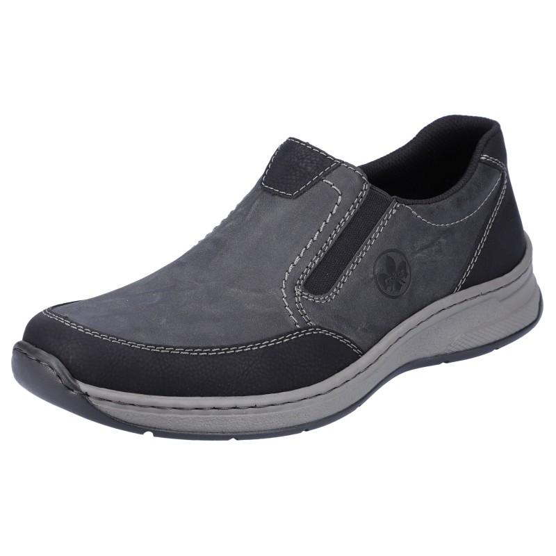 Rieker Slipper, Schlupfschuh, Halbschuh mit Stretcheinsätze