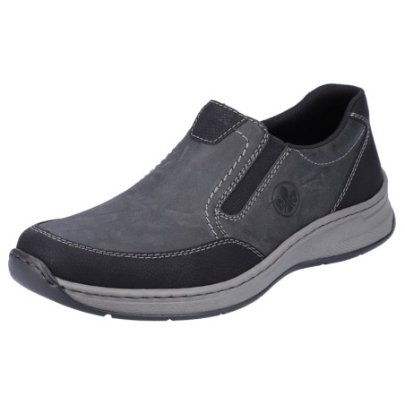 Rieker Slipper, Schlupfschuh, Halbschuh mit Stretcheinsätze