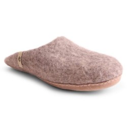 Egos Unisex Filzpantoffel mit Ledersohle Pantoffel Hausschuh