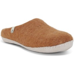 Egos Unisex Filzpantoffel mit Ledersohle Pantoffel Hausschuh