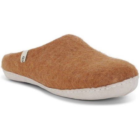 Egos Unisex Filzpantoffel mit Ledersohle Pantoffel Hausschuh