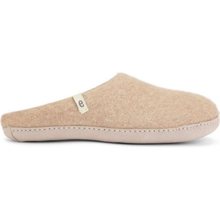 Egos Unisex Filzpantoffel mit Ledersohle Pantoffel Hausschuh