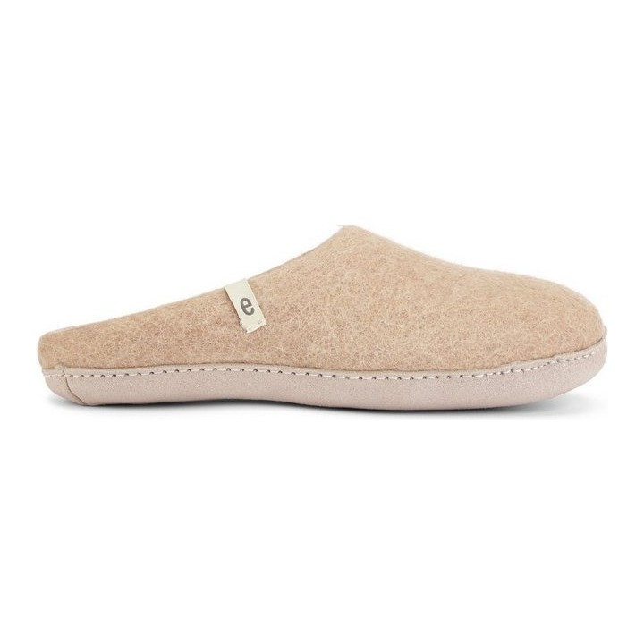Egos Unisex Filzpantoffel mit Ledersohle Pantoffel Hausschuh