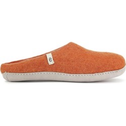 Egos Unisex Filzpantoffel mit Ledersohle Pantoffel Hausschuh