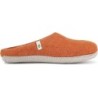 Egos Unisex Filzpantoffel mit Ledersohle Pantoffel Hausschuh