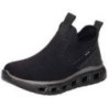 Rieker Slip On Sneaker Damen schwarz|schwarz