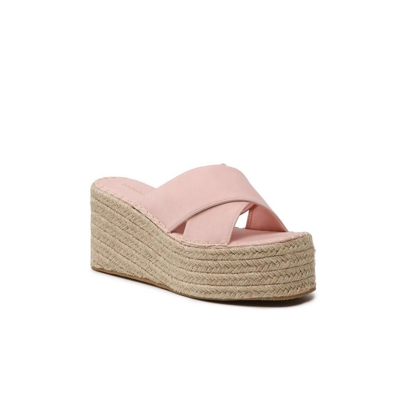 DeeZee Espadrilles Q8745-6 Pink Espadrille