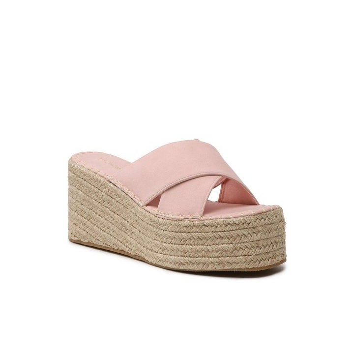 DeeZee Espadrilles Q8745-6 Pink Espadrille