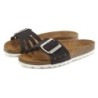 Elbsand Pantolette »Sandale«, Mule, offener Schuh aus Leder mit weichem Komfortkorkfußbett