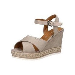 Tom Tailor Keilsandale Damen grau|grau