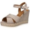 Tom Tailor Keilsandale Damen grau|grau