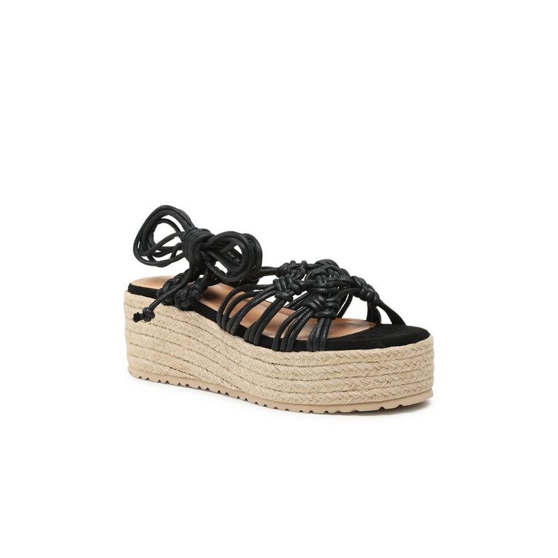 DeeZee Espadrilles RT220681 Black Espadrille