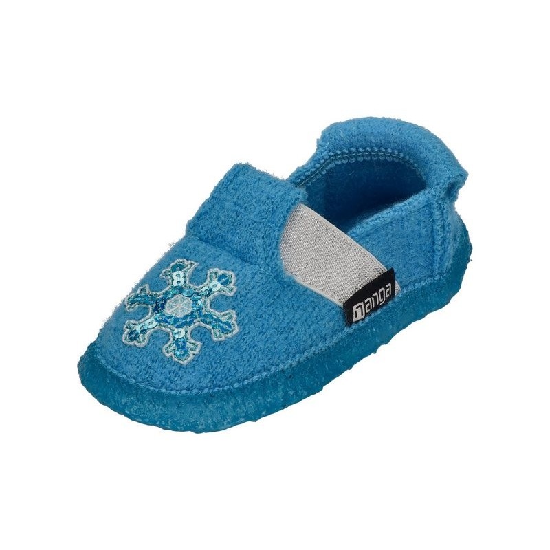 NANGA SNOWFLAKE Hausschuh Türkis