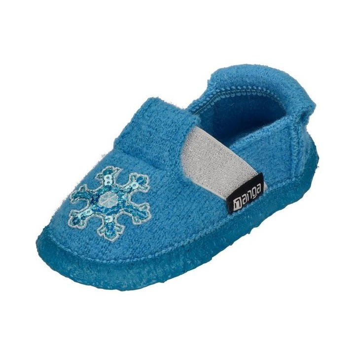 NANGA SNOWFLAKE Hausschuh Türkis