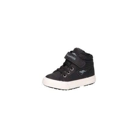 KangaROOS Kavu III Lauflern Boots Mädchen|Jungen schwarz|schwarz|schwarz