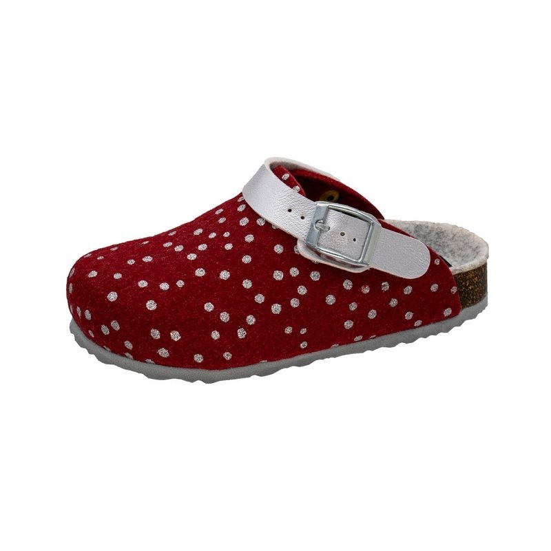 Fischer-Markenschuh Shetland Pantoffel aus Filz, mit Filzfutter, mit gepolstertes Fußbett