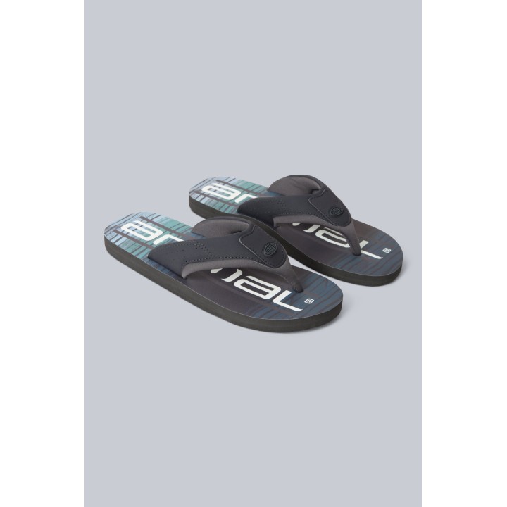 Jekyl Herren-AOP-Flip-Flops - Grau