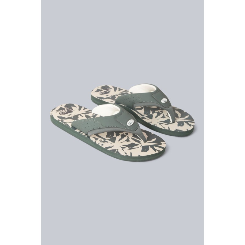 Jekyl Herren-AOP-Flip-Flops - Khaki