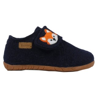 Richter Filzi WMS: Mittel Hausschuh Klettschuh, Winterschuh mit Weiten-Meßsystem